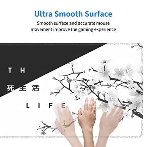aportt Large Desk Pad 80x30 cm | Cherry Blossom Gaming & Office Mouse Mat thumbnail 4