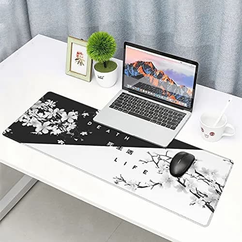 aportt Large Desk Pad 80x30 cm | Cherry Blossom Gaming & Office Mouse Mat thumbnail 7