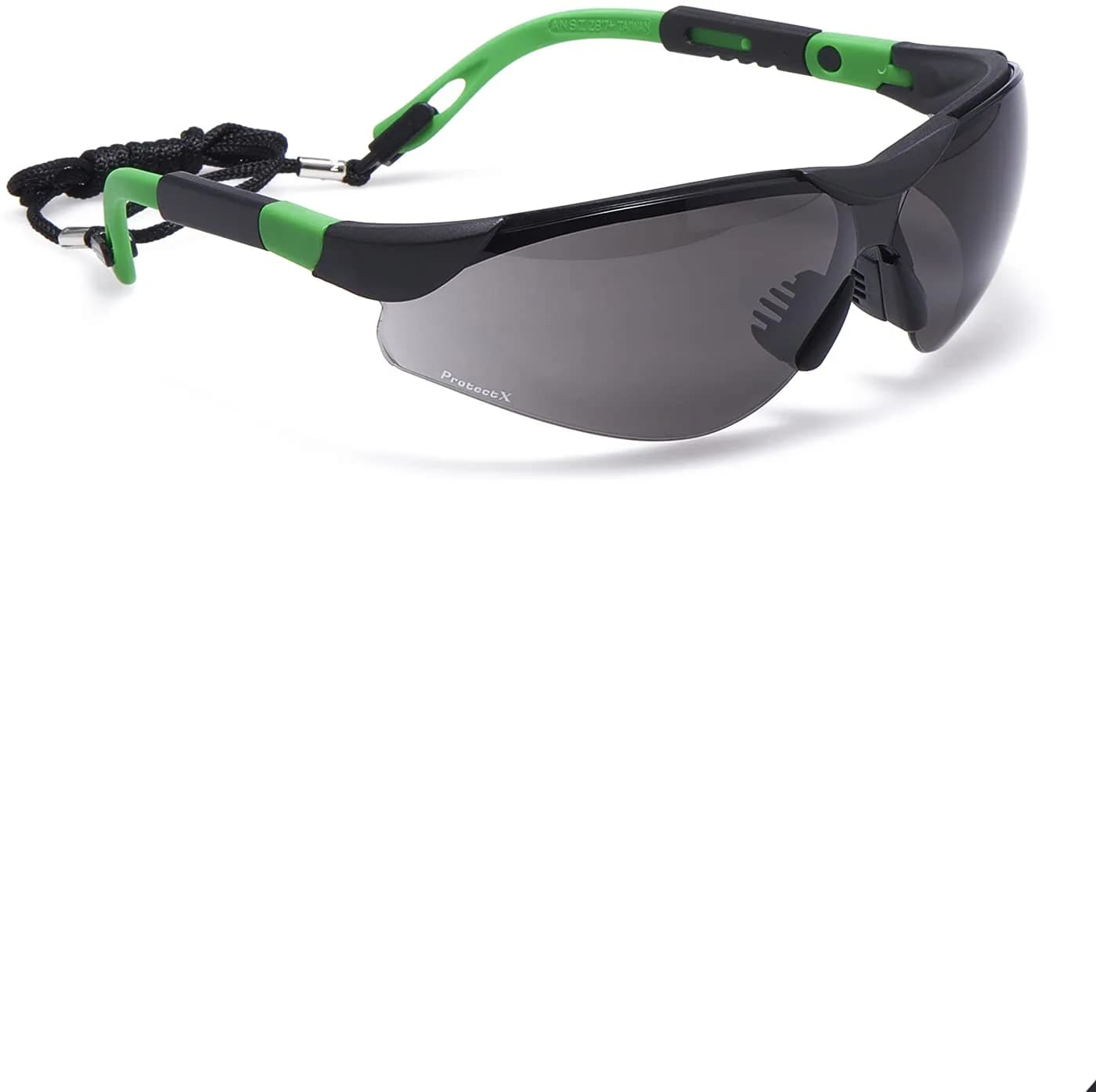 ProtectX Super Light Safety Glasses, Voyager Tinted Smoke, ANSI Z87.1 Rated | Anti-Fog, UV Protection — Pathfinder Tinted Smoke