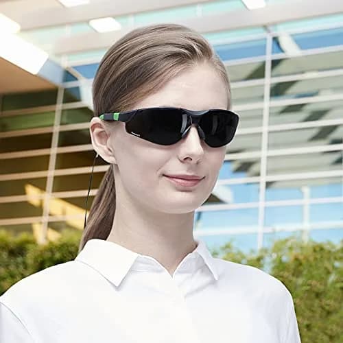 ProtectX Super Light Safety Glasses Pathfinder Tinted Smoke Polycarbonate Impact & Scratch Resistant Anti-Fog, 1 Unit | ANSI Z87.1 Rated UV Protection thumbnail 4