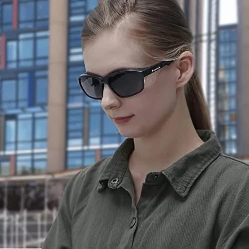 ProtectX Super Light Safety Glasses, Voyager Tinted Smoke, ANSI Z87.1 Rated | Anti-Fog, UV Protection thumbnail 7