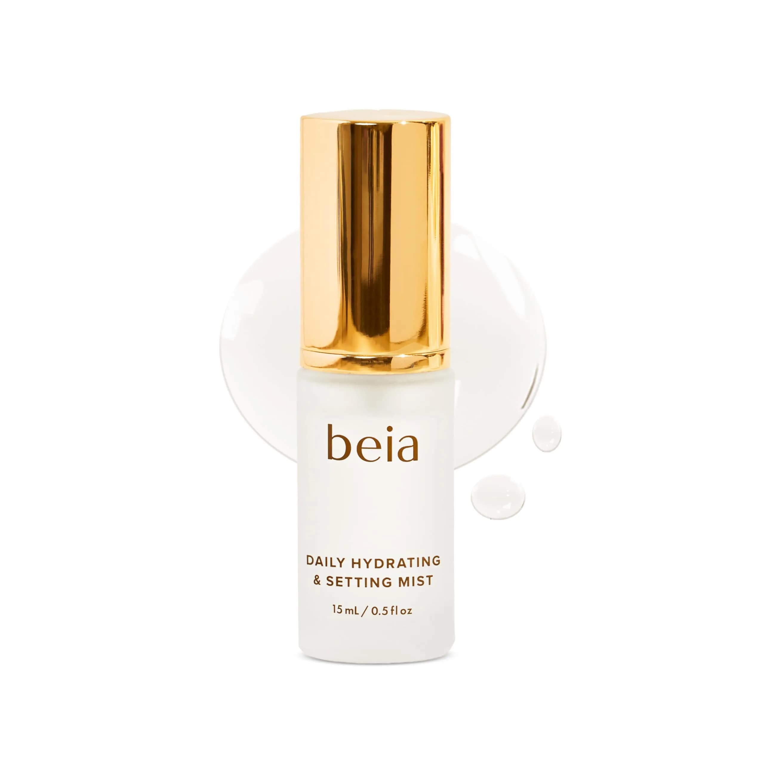 Beia Daily Hydrating & Setting Mist 15ml (0.5 Fl Oz) | Vegan Cruelty-Free Face Mist — 0.5 Fl Oz