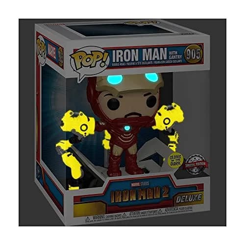 Funko Marvel Iron Man 2 POP! Vinyl Bobble Head 6-Inch | Deluxe, Glow in the Dark, Collectible Action Figure thumbnail 4