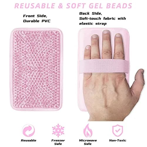 ZNÖCUETÖD Gel Ice Pack for Injuries 1 Pack Reusable Hot Cold Pack | Fast Pain Relief with Strap thumbnail 5