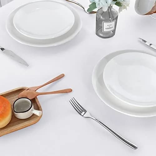 sancua 2 Pack White Table Cloth 60x120 Inch | Perfect for 8ft Rectangle Tables thumbnail 9