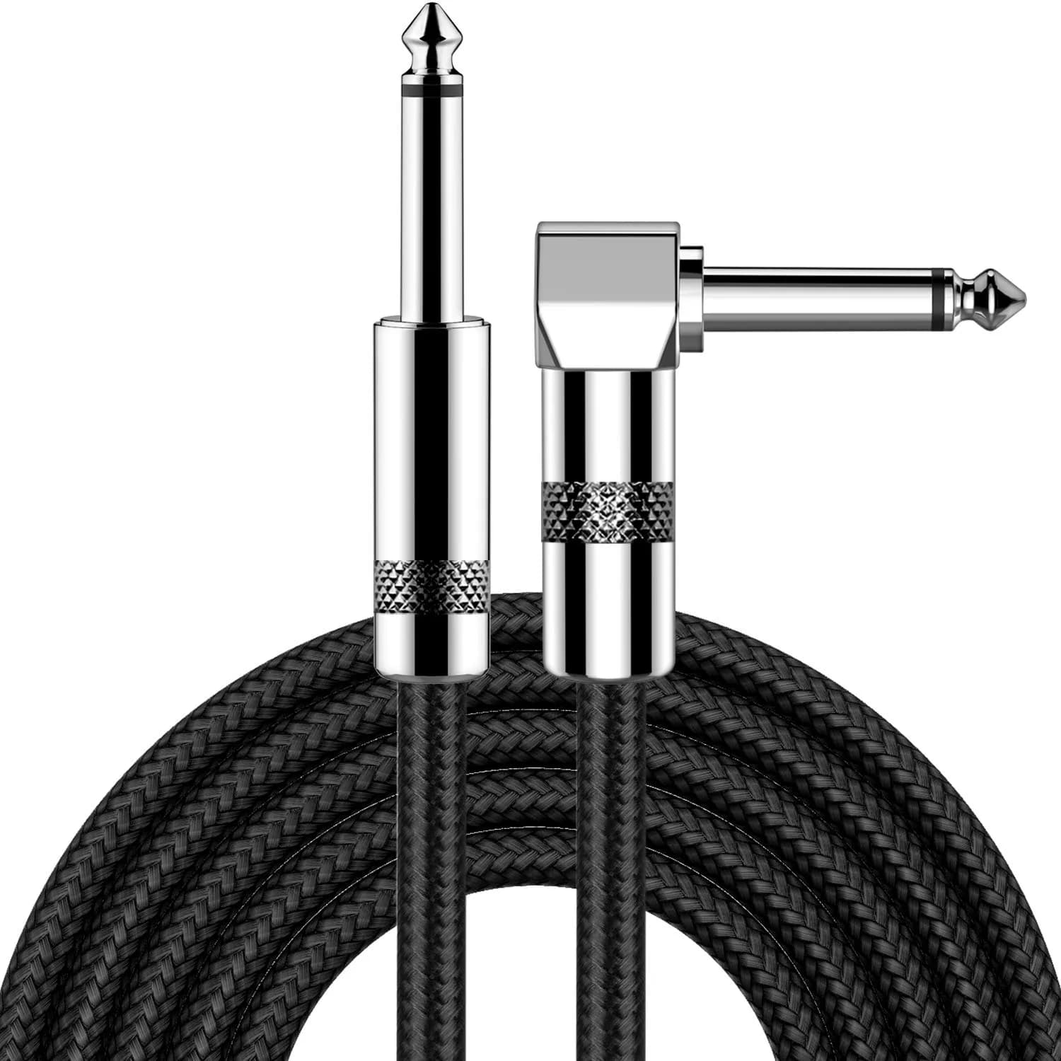 New Bee Guitar Cable 1.8m (6ft) Black | Low Noise High Fidelity Balanced XLR Cable - main product image