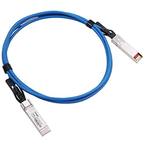 Wiitek Blue Colored 2m (6.56 ft) 10G SFP+ DAC Twinax Cable | High-Speed Network Connectivity thumbnail 1