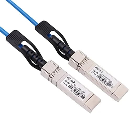 Wiitek Blue Colored 2m (6.56 ft) 10G SFP+ DAC Twinax Cable | High-Speed Network Connectivity thumbnail 2