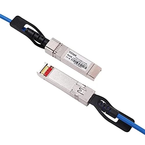 Wiitek Blue Colored 2m (6.56 ft) 10G SFP+ DAC Twinax Cable | High-Speed Network Connectivity thumbnail 3