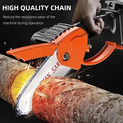 Fifchall Chainsaw Chain Replacement for 4 Inch Mini Chainsaw | Wear-Resistant, Smooth Cutting, Easy Install thumbnail 4