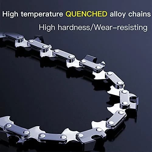 Fifchall Chainsaw Chain Replacement for 4 Inch Mini Chainsaw | Wear-Resistant, Smooth Cutting, Easy Install thumbnail 2