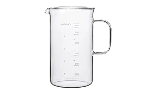 HARIO Beaker Server 600ml (20.3 Oz) | Heatproof Glass Coffee Server with Measuring Marks thumbnail 1
