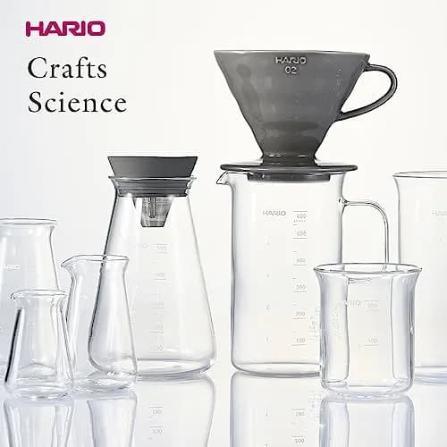 HARIO Beaker Server 600ml (20.3 Oz) | Heatproof Glass Coffee Server with Measuring Marks thumbnail 5