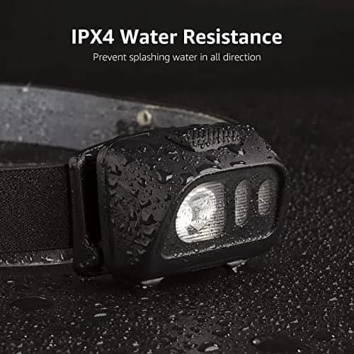 Lepro LED Headlamp 2-Pack | Super Bright 1500 Lux, 6 Modes, IPX4 Waterproof, 50-Hour Runtime thumbnail 5