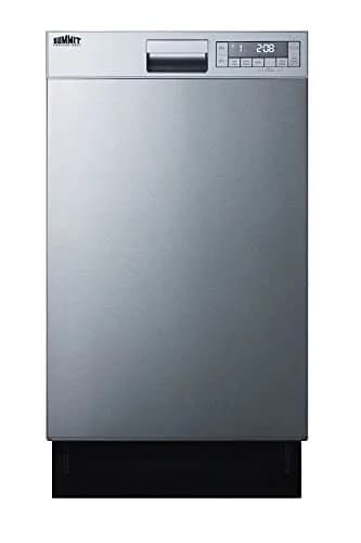 Summit Appliance 18 in. Top Control Dishwasher in Stainless Steel | ADA Compliant with Digital Touch Controls thumbnail 1