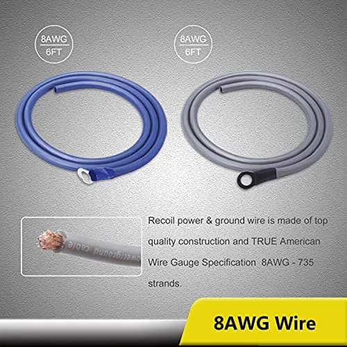 RECOIL RC4D True 4 Gauge Car Audio Wiring Kit | Premium Amplifier Installation thumbnail 3