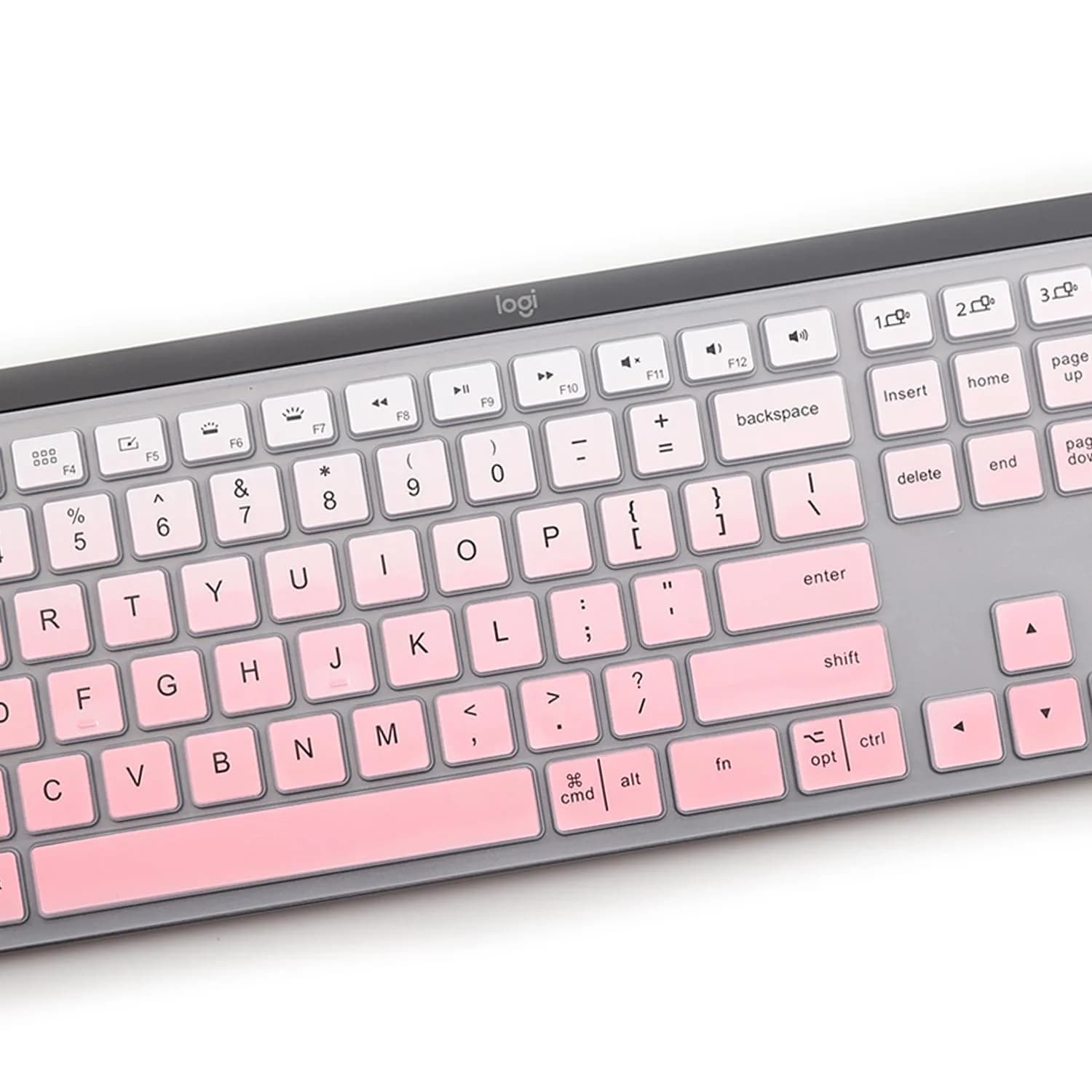 MUBUY-GOL GradualPink Keyboard Cover for Logitech MX Keys S & Craft | 36cm (14.2in) - view 3