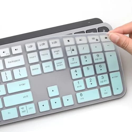 MUBUY-GOL MintGreen Keyboard Cover for Logitech MX Keys S/Craft | 36cm (14.2in) thumbnail 5