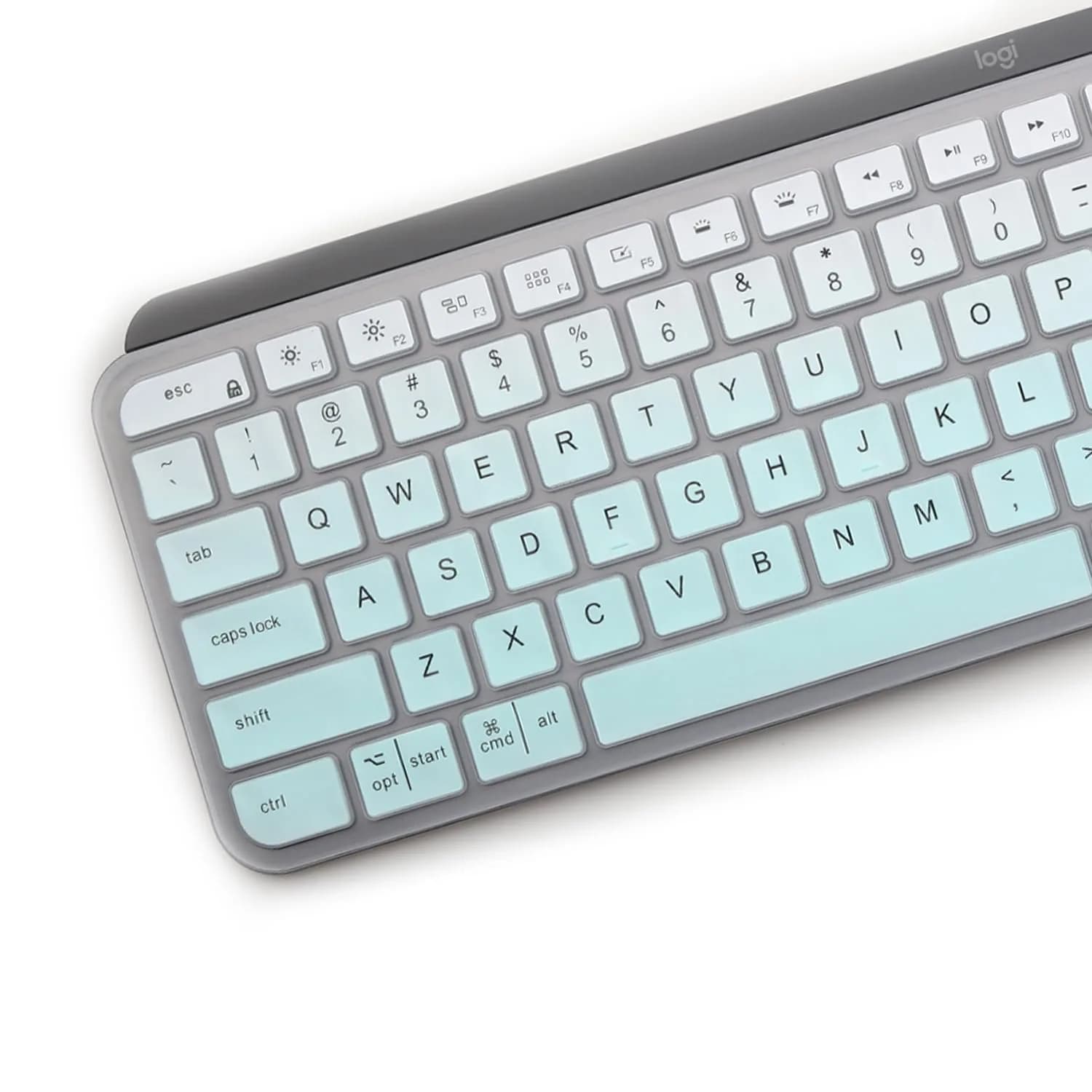 MUBUY-GOL MintGreen Keyboard Cover for Logitech MX Keys S/Craft | 36cm (14.2in) - view 3