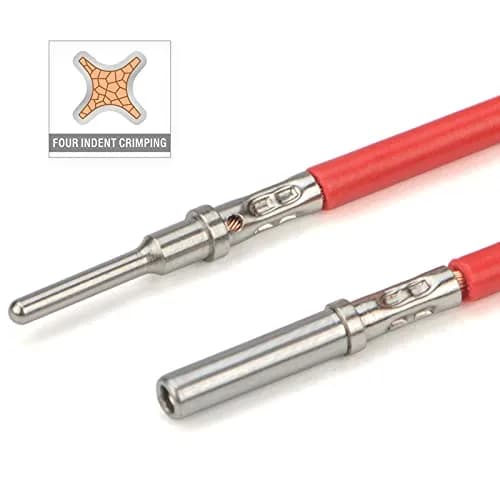 IWISS iCrimp IWD-1620 Deutsch Crimp Tool, Size 16 AWG to 20 AWG | Precise 8 Indent Wire Crimper thumbnail 5