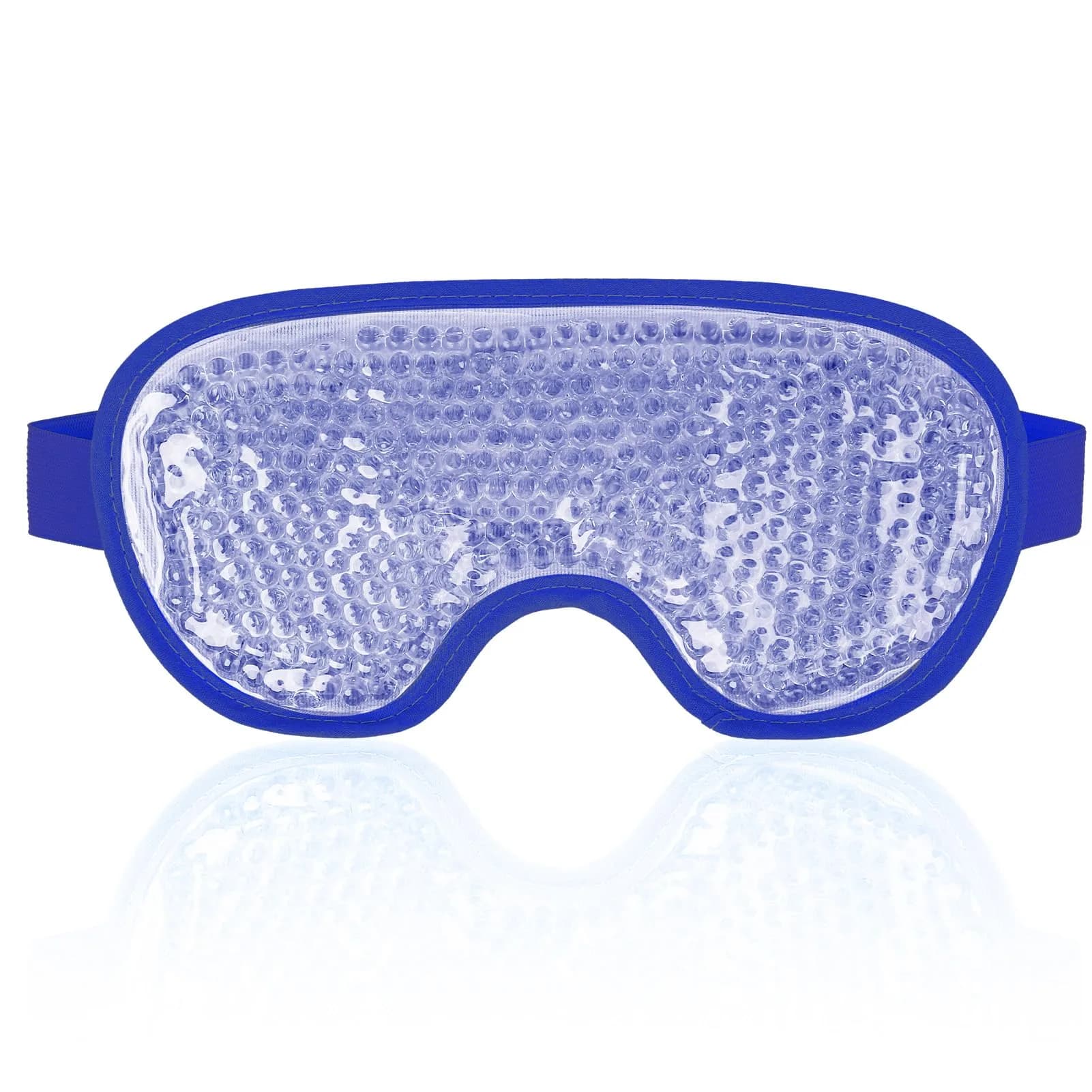 NEWGO Navy Blue Cooling Eye Mask (1 Pack) - Soothing Relief for Puffy Eyes & Headaches - main product image