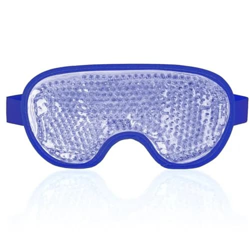 NEWGO Cooling Eye Mask for After Surgery | Reusable Face Ice Pack Navy Blue thumbnail 1