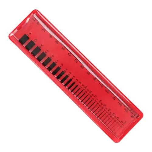 MOETER Concrete Crack Width Gauge Ruler 16.5cm (6.5in) | Precision Measurement Tool for Structural Analysis thumbnail 1