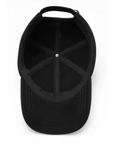 Mumcu's Leather Sheepskin Baseball Cap - Adjustable Snapback Hat (Suede Black) | Genuine Leather thumbnail 3