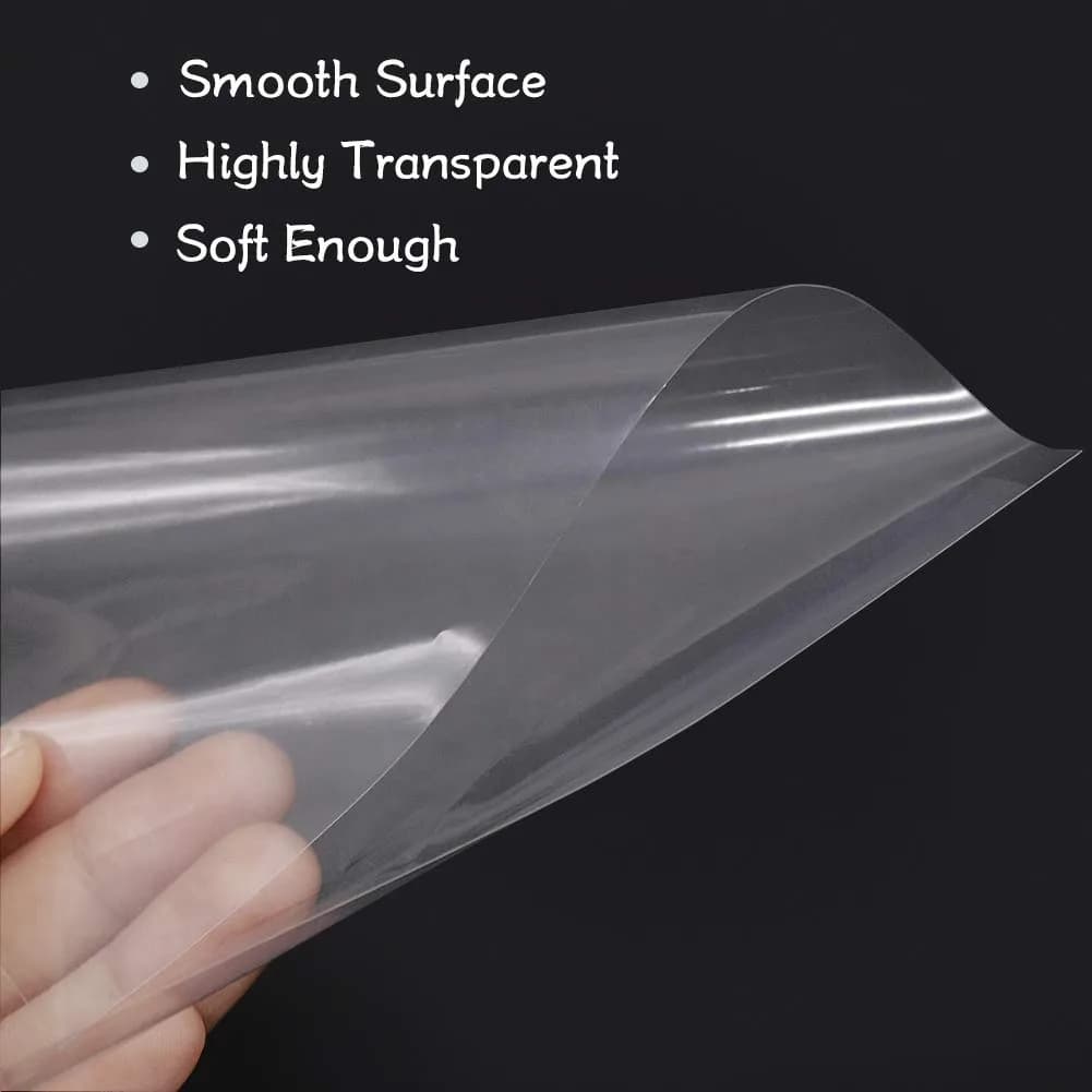BYKITCHEN Clear Acetate Cake Collar Roll 20cm x 10m (8in x 32.8ft) | Food Grade PP for Mousse & Chocolate Shaping - view 3