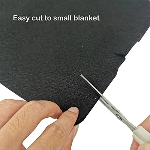 Buraku Welding Blanket Fireproof | Heat Resistant Up to 1800°F | Flame Retardant Carbon Felt (12"X26" | 1PACK) thumbnail 3