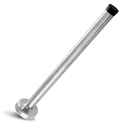 BokWin 10 Inch Wall Mount Door Stopper, Stainless Steel, Brushed Finish | Protects Walls & Doors thumbnail 1
