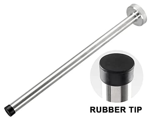 BokWin 12 Inch Wall-Mounted Door Stopper | Heavy Duty Stainless Steel, Rust-Resistant, Easy Install thumbnail 5