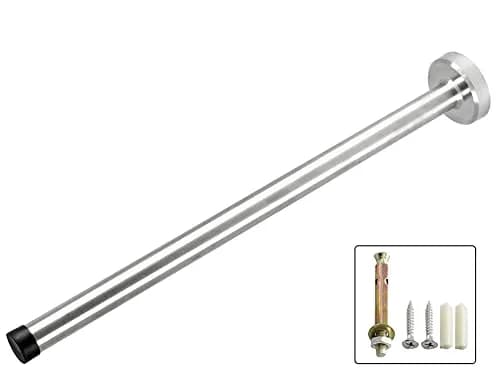 BokWin 12 Inch Wall-Mounted Door Stopper | Heavy Duty Stainless Steel, Rust-Resistant, Easy Install thumbnail 3