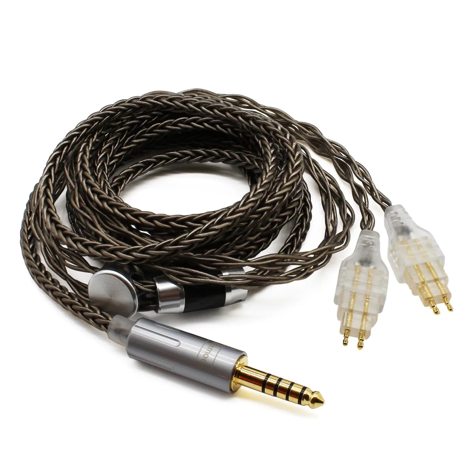 Youkamoo 4.4mm Balanced Audio Upgrade Cable 1.8m (6ft) | Silver Plated Braided for Sennheiser HD600 Series - main product image