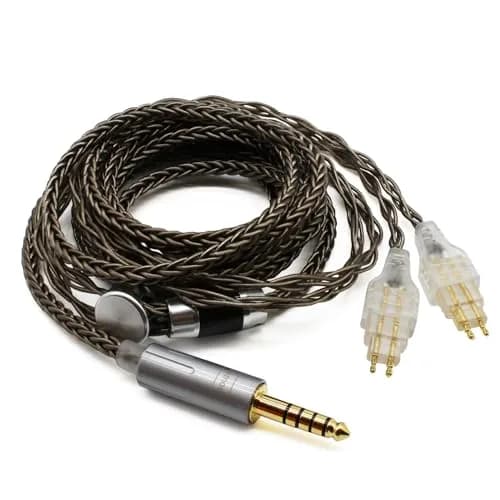 Youkamoo 4.4mm Balanced Audio Upgrade Cable 1.8m (6ft) | Silver Plated Braided for Sennheiser HD600 Series thumbnail 1