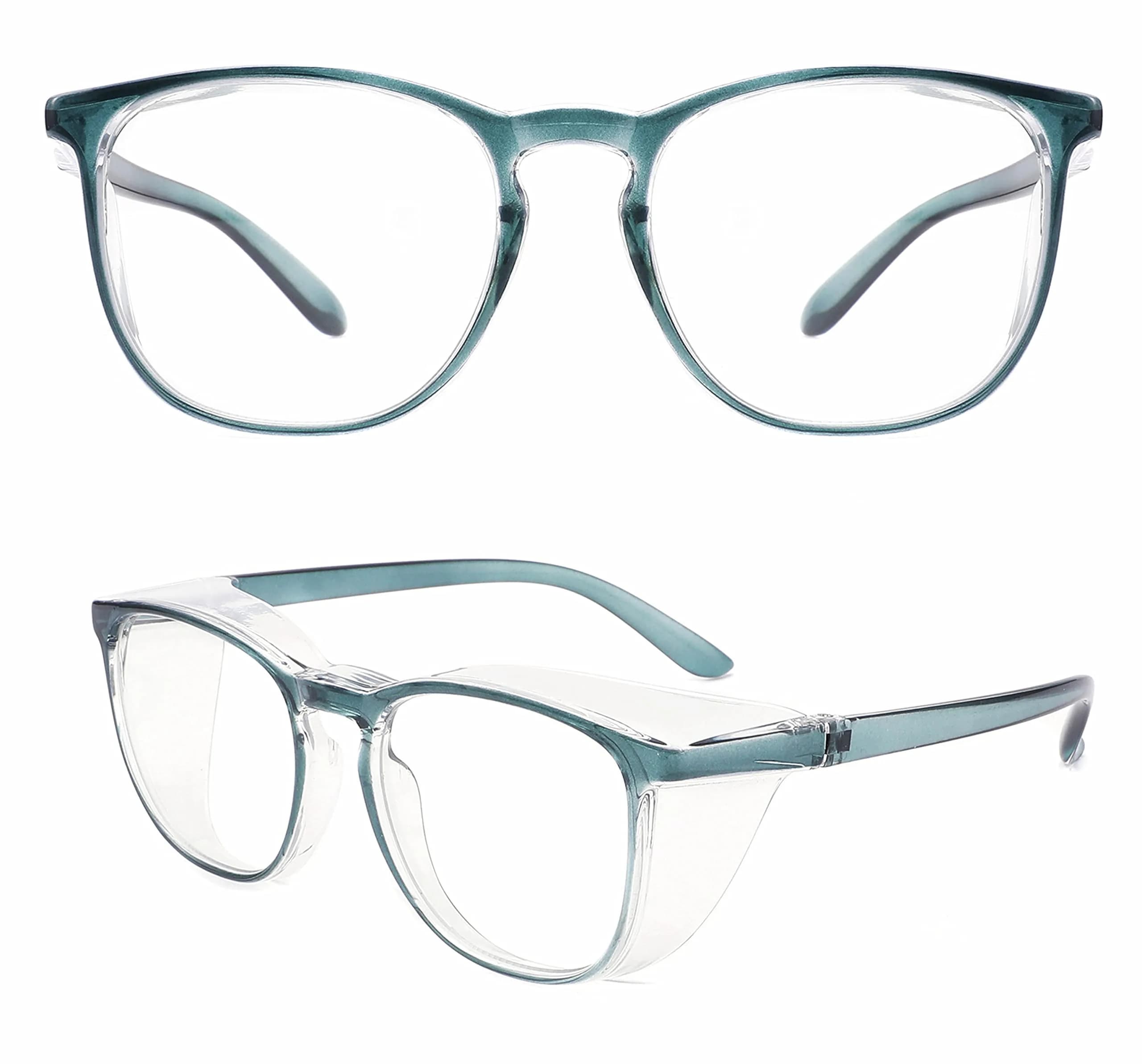 Alsenor Safety Glasses with Anti-Fog & Blue Light Blocking, Clear Polycarbonate Lenses | Impact Resistant Eyewear - main product image