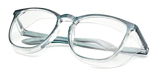 Alsenor Safety Glasses with Anti-Fog & Blue Light Blocking, Clear Polycarbonate Lenses | Impact Resistant Eyewear thumbnail 2