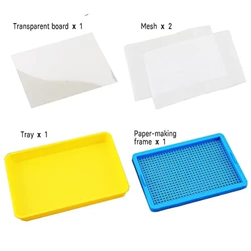 Worown Plastic Paper Making Frame Kit 5 x 7 Inch | DIY Craft for Beginners thumbnail 2