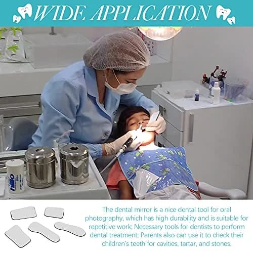 Frienda Dental Photography Mirrors Intraoral Buccal Occlusal Reflector Set | 5 Pcs Glass Mirrors for Teeth Photos thumbnail 7