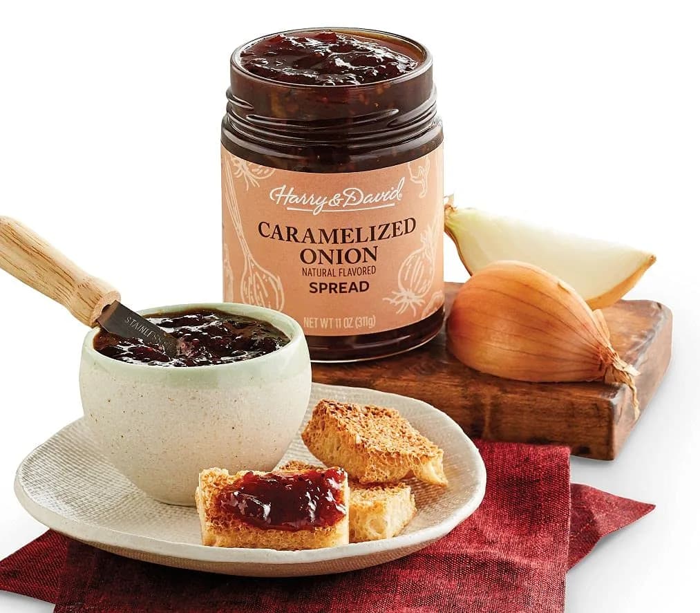 Harry & David Smoked Onion Pepper Spread 11Oz | Sweet & smoky flavor, mild-to-medium heat, perfect for breakfast & snacks
