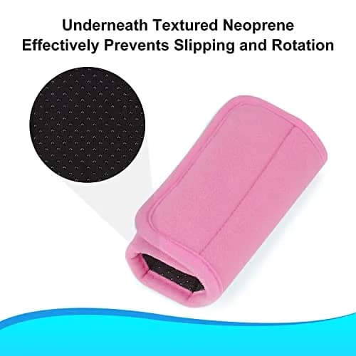 supregear Pink 2 Pack Walker Grips | Soft Padded Hand Covers for Mobility Aids thumbnail 4