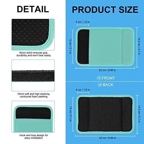 supregear Walker Grips (2 Pack, Mint) | Soft Padded Hand Covers for Mobility Aids thumbnail 3