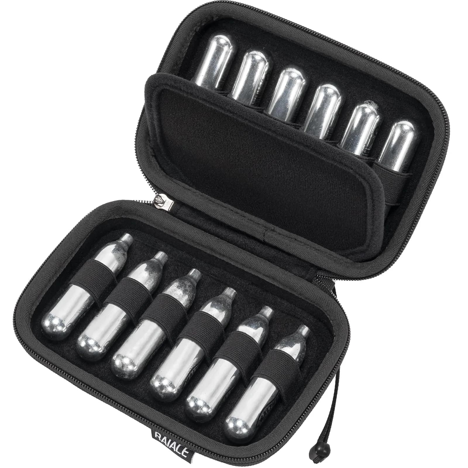RAIACE CO2 Cartridges Storage Case for Crosman, Umarexss, Leland 12g & 8g Powerlet Cartridges | Holds 16 Cartridges — Hold 12pcs CO2 Cartridges