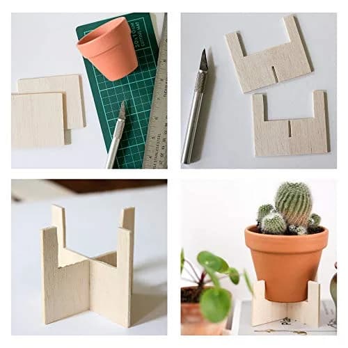 Craftiff Balsa Wood Sheets 1/8" Thick 12" x 4" (300x100mm) | 5 Pack Unfinished Wood for Crafts thumbnail 8