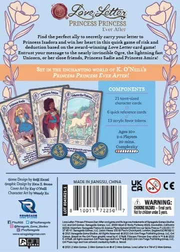 Renegade Game Studios Love Letter: Princess Princess Ever After Ages 10+ | 2-6 Players | 20 Min thumbnail 2
