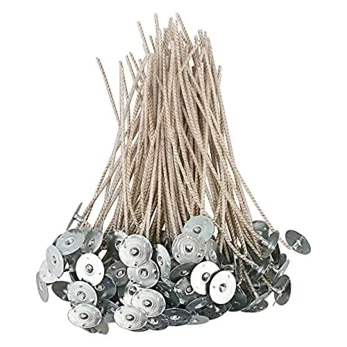 EUPNHY CD Series Candle Wicks for Soy Candles, 100pcs CD 4 6" Pretabbed Cotton & Paper Wicks for Candle Making thumbnail 1