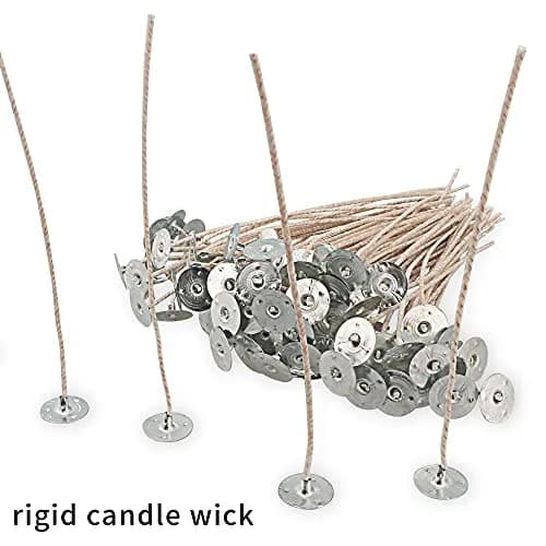 EUPNHY CD Series Candle Wicks for Soy Candles, 100pcs CD 4 6" Pretabbed Cotton & Paper Wicks for Candle Making thumbnail 6