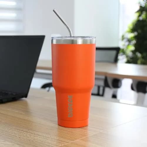 BJPKPK 30 oz Tumbler with Lid and Straw, Insulated Stainless Steel Cup | Keeps Drinks Hot or Cold for Hours thumbnail 7