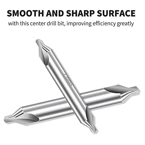 Aleric Center Drill Bits Set - 7 Pcs HSS 60-Degree Countersink Tools | 1.0-5.0mm Sizes thumbnail 4