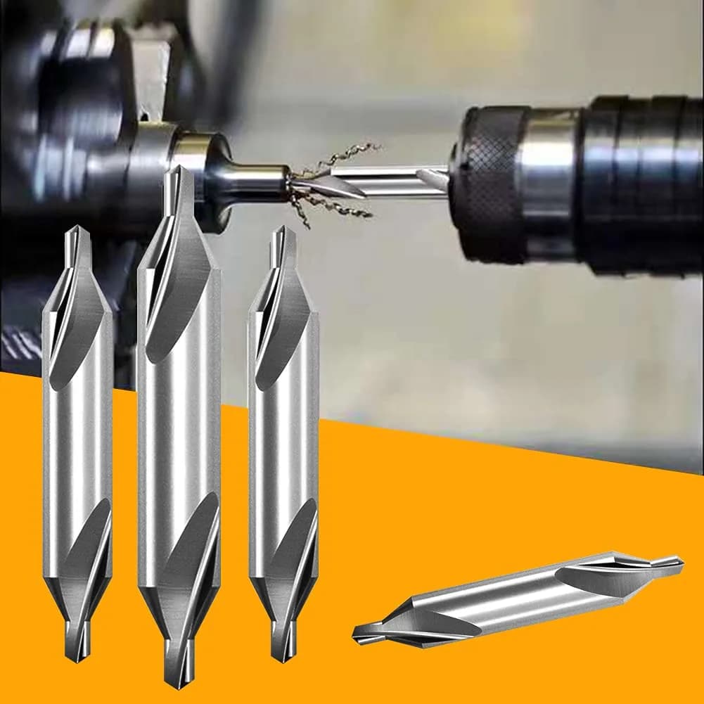 Aleric Center Drill Bits Set - 7 Pcs HSS 60-Degree Countersink Tools | 1.0-5.0mm Sizes - view 7